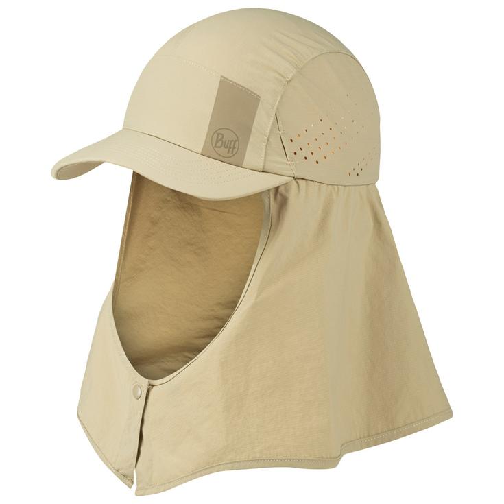 Buff Casquettes Desert Cap Solid Birch Grey Présentation