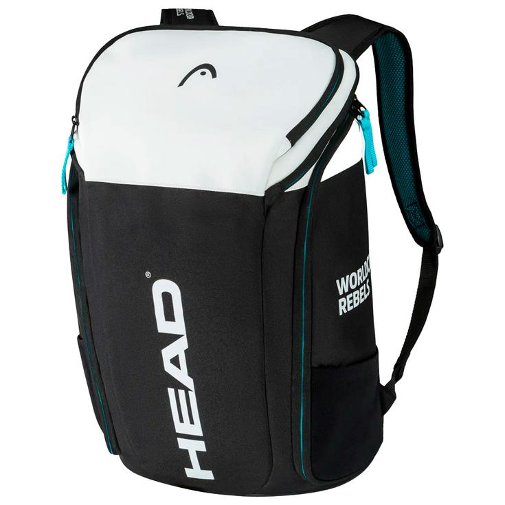 Head Housse chaussures Rebels Backpack 30L Black White Blue Présentation