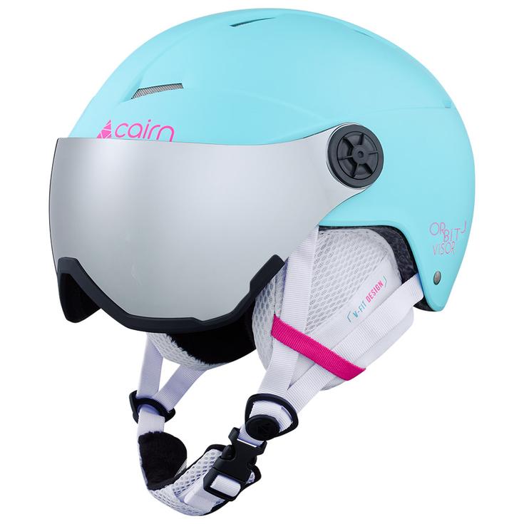 Cairn Casque visière Orbit Visor Junior Turquoise Neon Pink Présentation