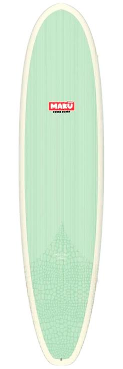 Maku Planche Surf Waikiki Malibu Thruster Dos