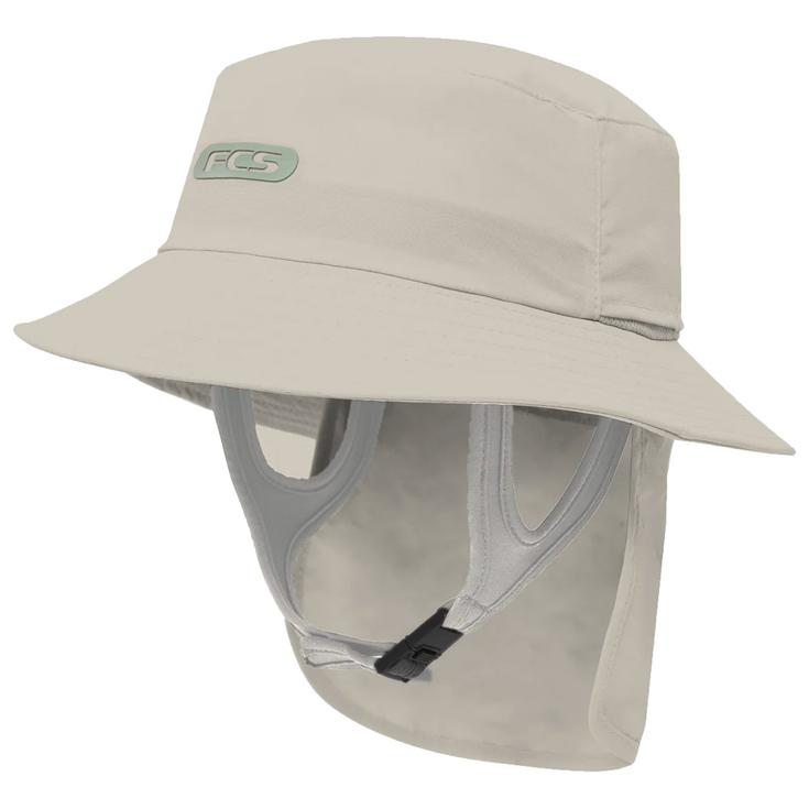 Fcs Chapeaux Essential Surf Bucket Hat Warm Grey Présentation