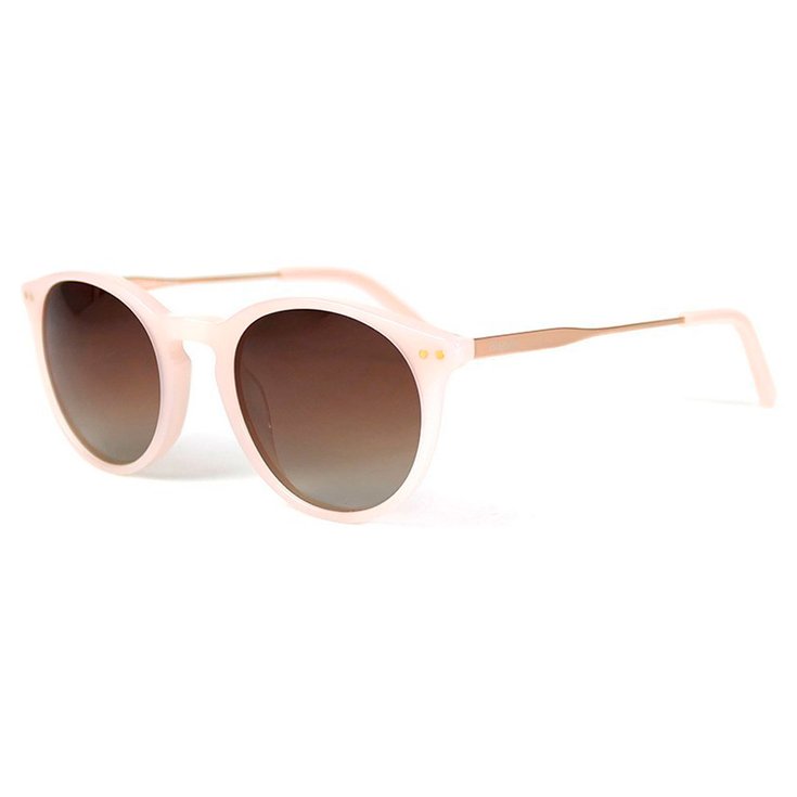 Binocle Eyewear Lunettes de soleil California Metal Nude Brown Polarized Présentation