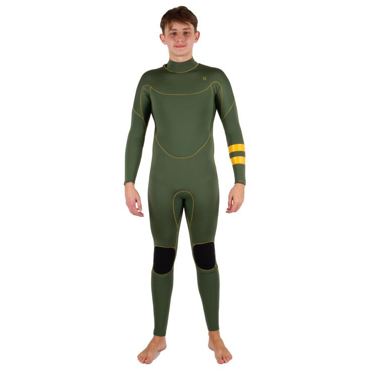 Hurley Combinaison Intégrale M Advant 4/3 Mm Back Zip Fulls Cargo Présentation