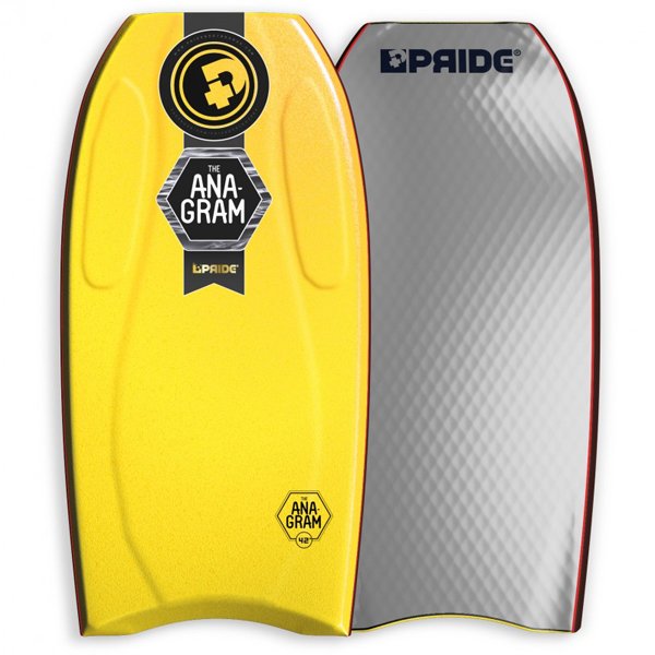 Pride Board de Bodyboard Anagram EPS HD - Yellow Derrière