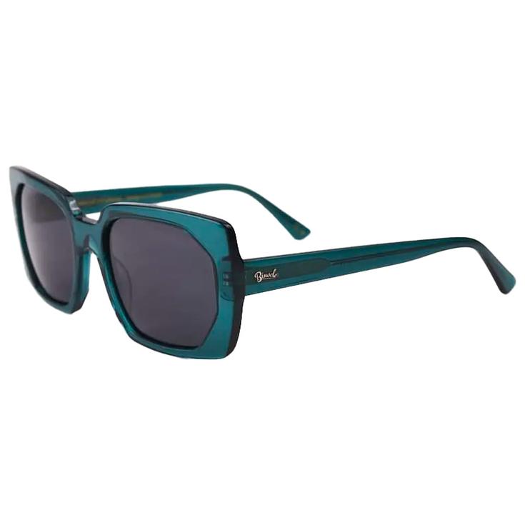 Binocle Eyewear Lunettes de soleil Petra Shiny Aqua Green Gradient Grey Polarized Présentation