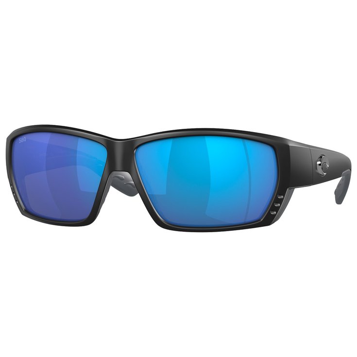 Costa Del Mar Lunettes de soleil Tuna Alley Matte Black Blue Mirror Polarized Présentation