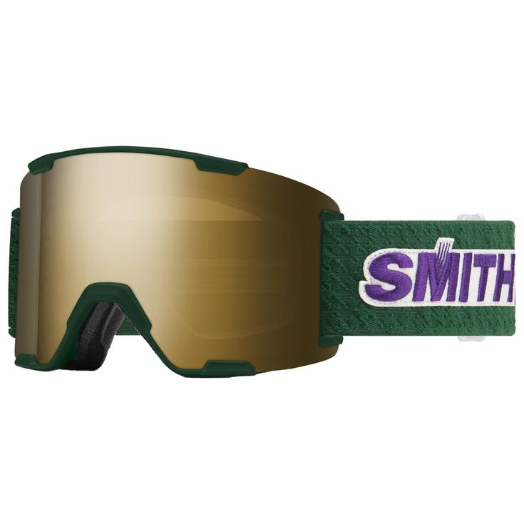 Smith Masque de Ski Stash XL Primal Green Retro Classic Chromapop Sun Black Gold Mirror + Chromapop Storm Blue Sensor Mirror Présentation