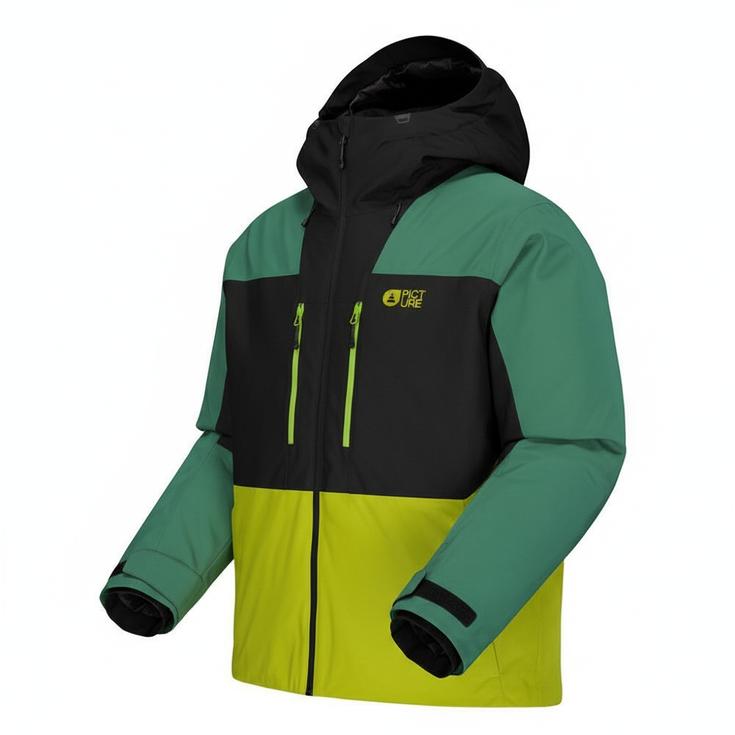Picture Blouson Ski Object Smoke Pine Black Présentation