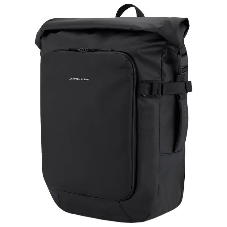 Kapten & Son Sac de voyage Lisbon Pro 25-30L All Black Présentation