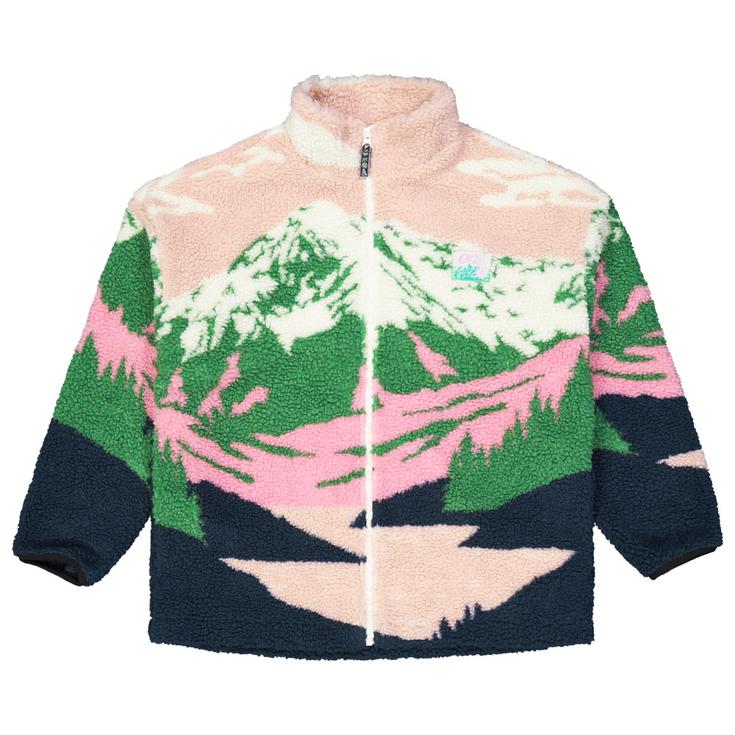Picture Polaire Nyss Zip Fleece Cloudy Landscape Women Présentation