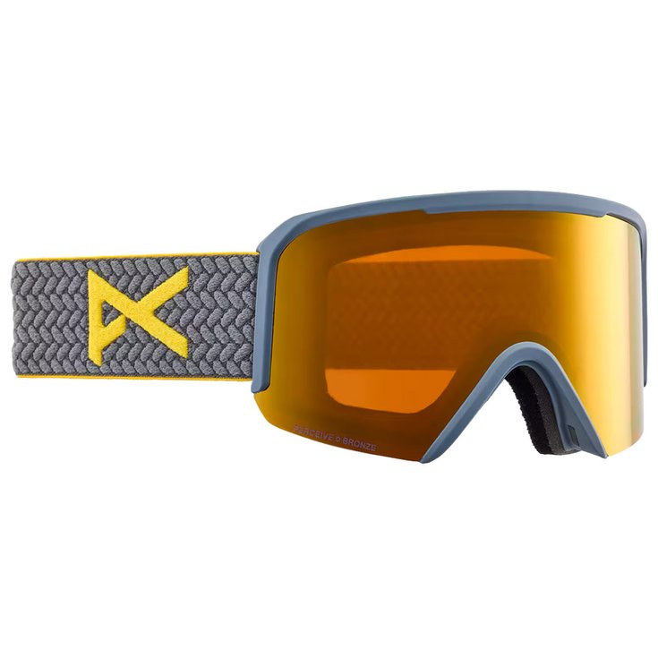 Anon Masque de Ski Nesa Slate Perceive Sunny Bronze + Perceive Cloudy Burst Présentation