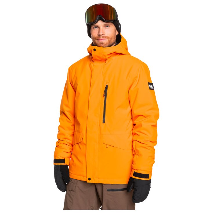 Quiksilver Blouson Ski Mission Solid Orange Pepper Présentation