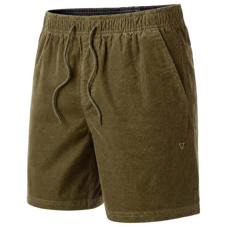 Vissla Short No See Ums Cord Eco 17" Elastic Light Khaki Présentation
