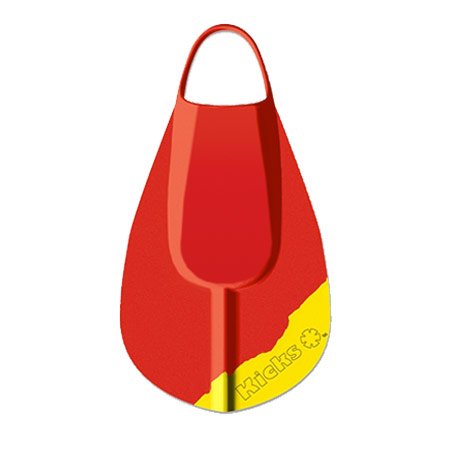 Dafin Palmes Bodyboard Kicks - Red / Yellow Détail 6