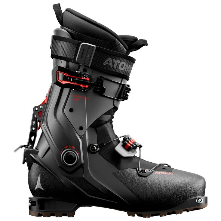 Atomic Chaussures de Ski Randonnée Backland Pro Black Limestone Red Dos