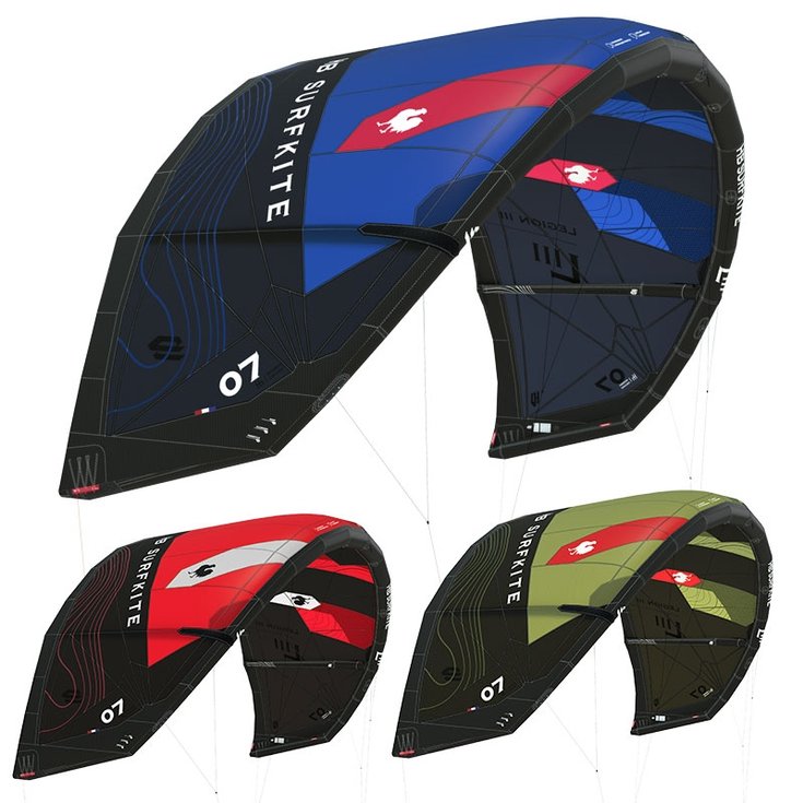 Hb Surfkite Aile de Kite HB kite Legion III Côté