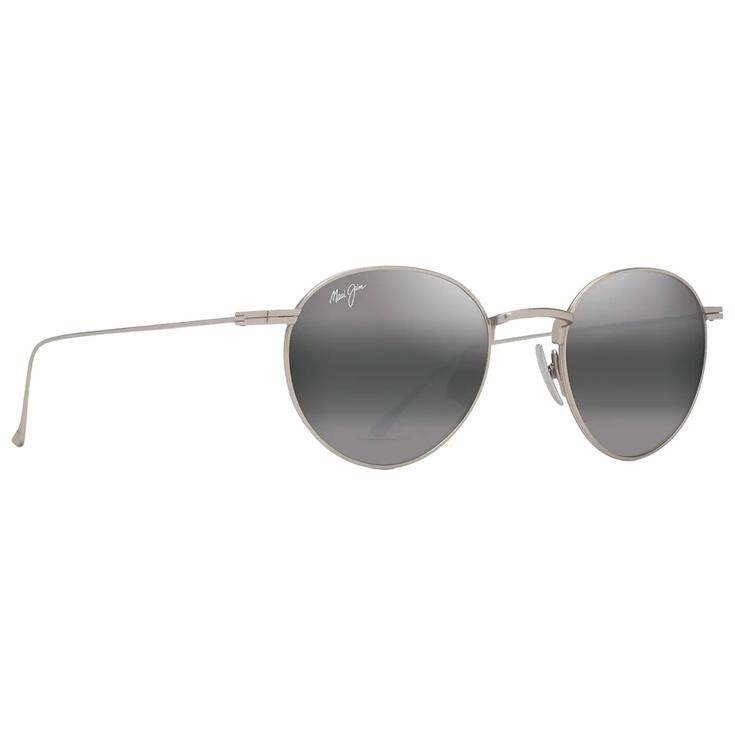 Maui Jim Lunettes de soleil Ka'apeha Matte Silver Neutral Grey MauiBrilliant Présentation