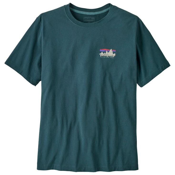 Patagonia Tee-shirt '73 Skyline Summit Blue Présentation