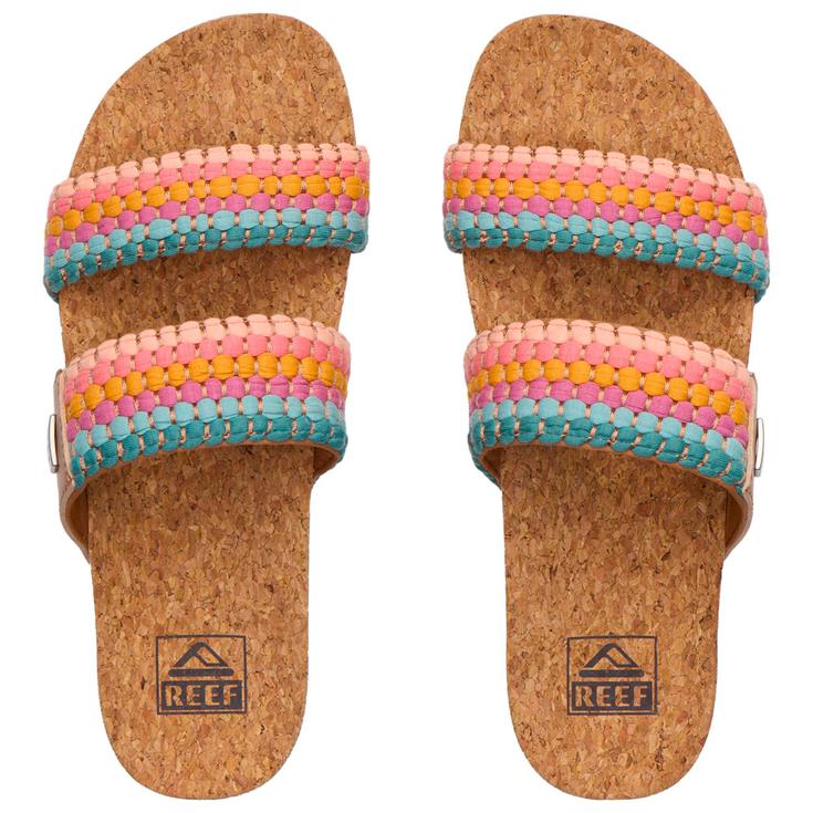 Reef Claquettes Cushion Vista Sherbet Multi Présentation