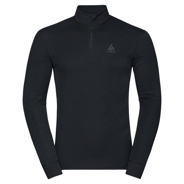 Sous v tement technique Odlo Active Warm Eco Top Ls Halfzip Black