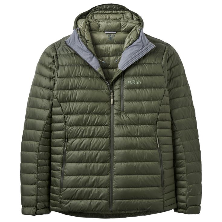 RAB Doudoune Microlight Alpine Hoody Army Présentation