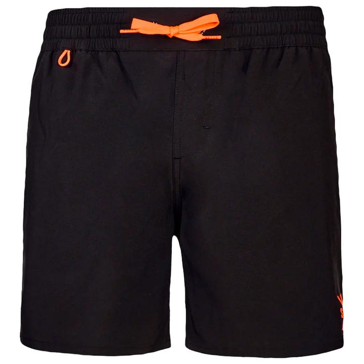 Watts Boardshort Rxmalibu Black Fluo Orange Présentation