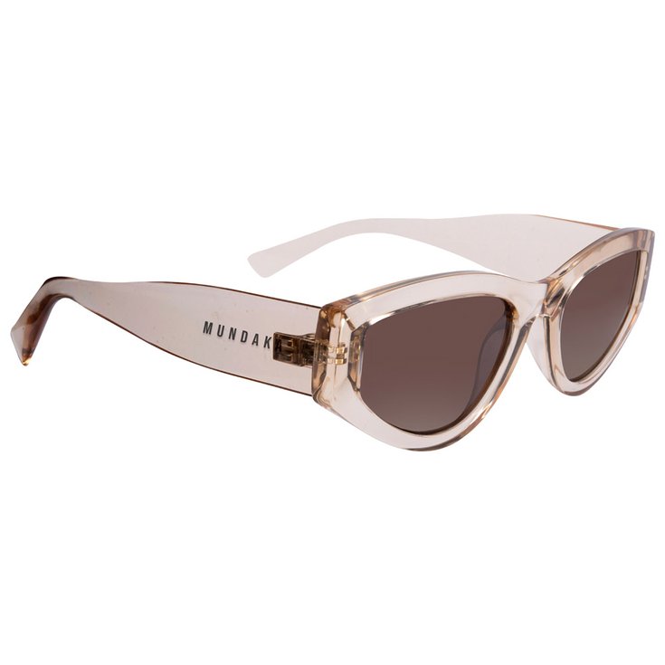 Mundaka Optic Lunettes de soleil Teava Crystal Champagne Smoke Présentation
