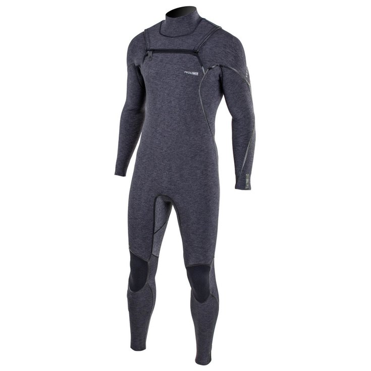 Prolimit Combinaison Intégrale Manches Longues Mercury Tr Freezip Steamer 3/2 Black Dos