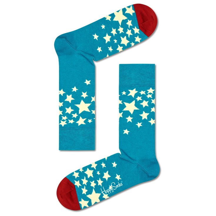 Happy Socks Chaussettes Stardust Turquoise Présentation
