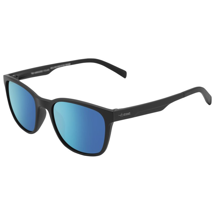 Cebe Lunettes de soleil Enjoy Matt Black Blue Mirror Présentation