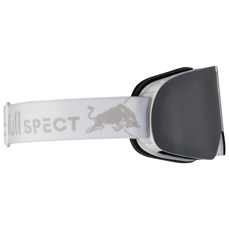 Red Bull Spect Masque de Ski Soar Matt White Orange Silver Mirror Présentation