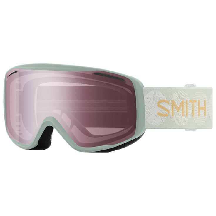 Smith Masque de Ski Rally Soft Grass Waves Ignitor Mirror Présentation