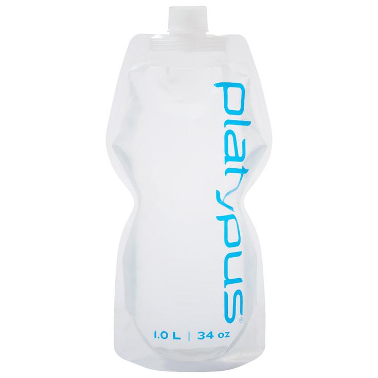 Platypus Gourde SoftBottle 1L Closure Cap Logo Platy Présentation