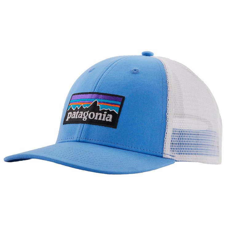 Patagonia Casquettes P-6 Logo LoPro Trucker Hat Abundant Blue Présentation