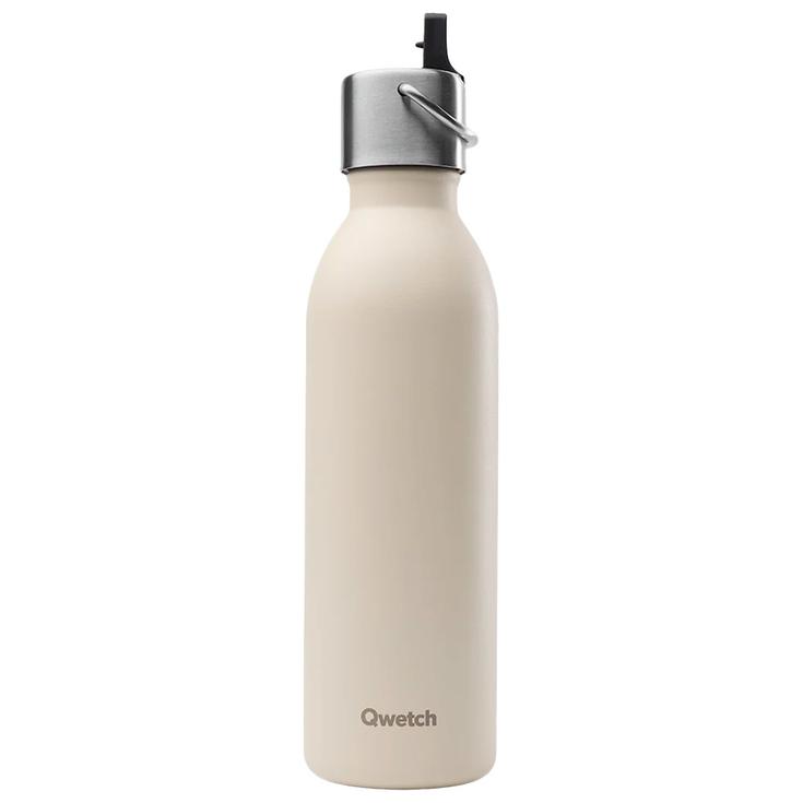 Qwetch Gourde Active 600 ml (Bouchon Sport) Matt Sable Présentation