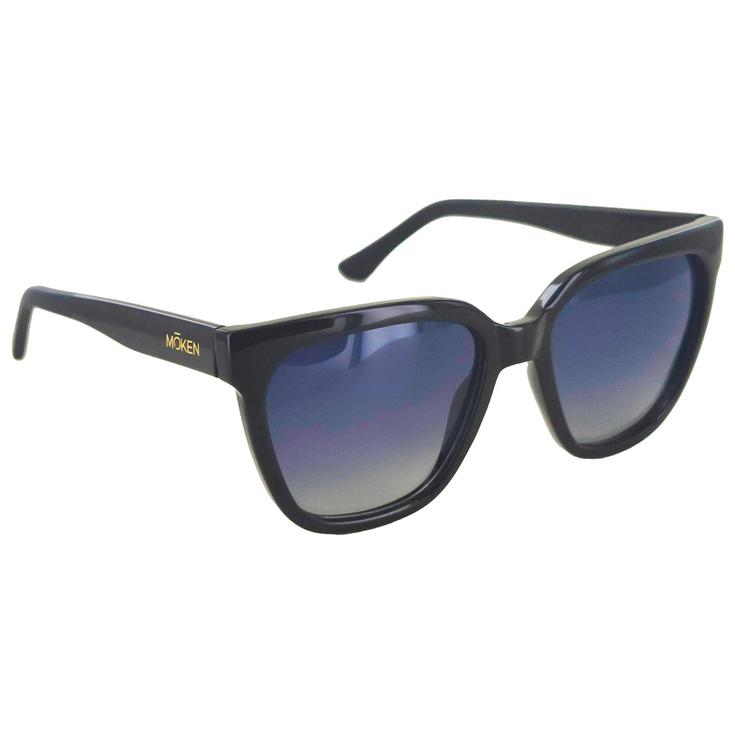 Moken Vision Lunettes de soleil Sofia Black Blue Cat.3 Polarized Présentation