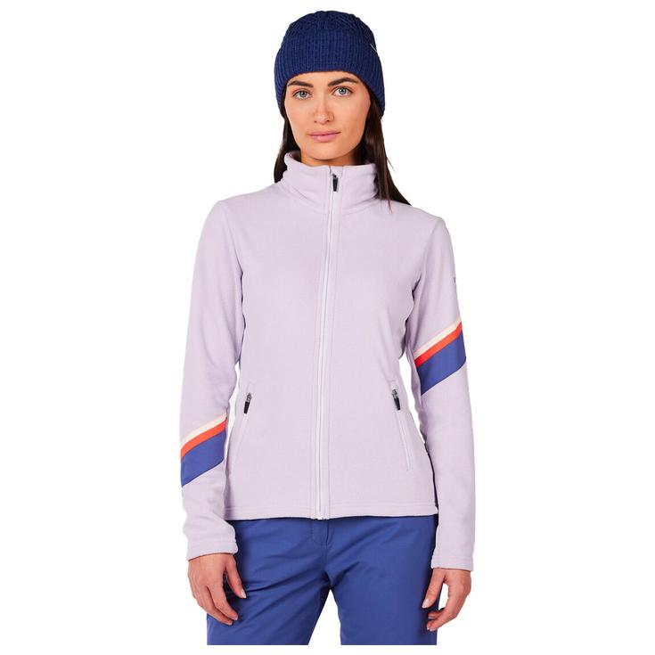 Rossignol Polaire W's Strawpile Fleece Full Zip Galactic Lilac Présentation