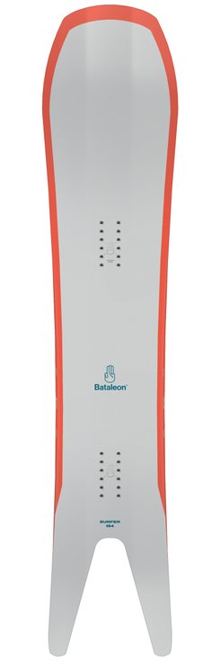 Bataleon Planche Snowboard The Surfer Dessus