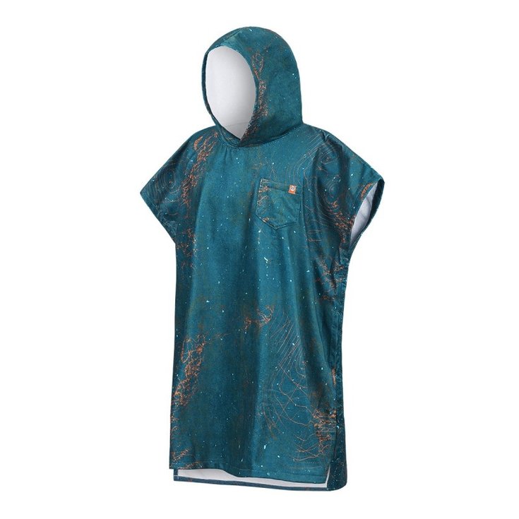 After Essentials Poncho Surf Oversized - Deep Blue Face