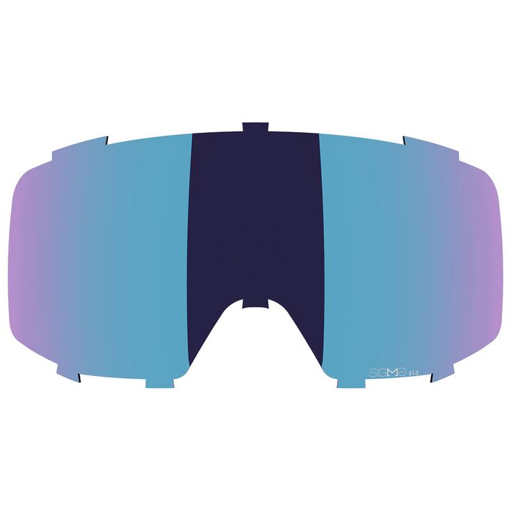 Salomon Visière Driver Pro Lens Photo Sky Blue Présentation