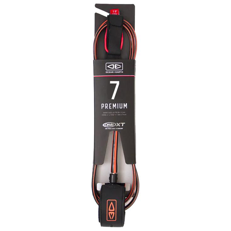 Ocean And Earth Leash Surf Premium One XT Surfboard Coral Présentation