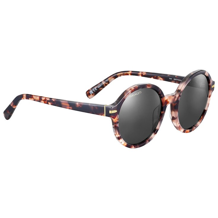 Serengeti Lunettes de soleil Joan Shiny Confidential Havana Polarized Smoke Présentation