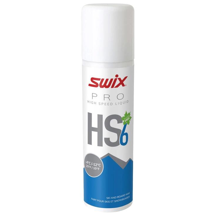 Swix Fart HS6 Liquid Blue -4C/-12C 125ml Présentation