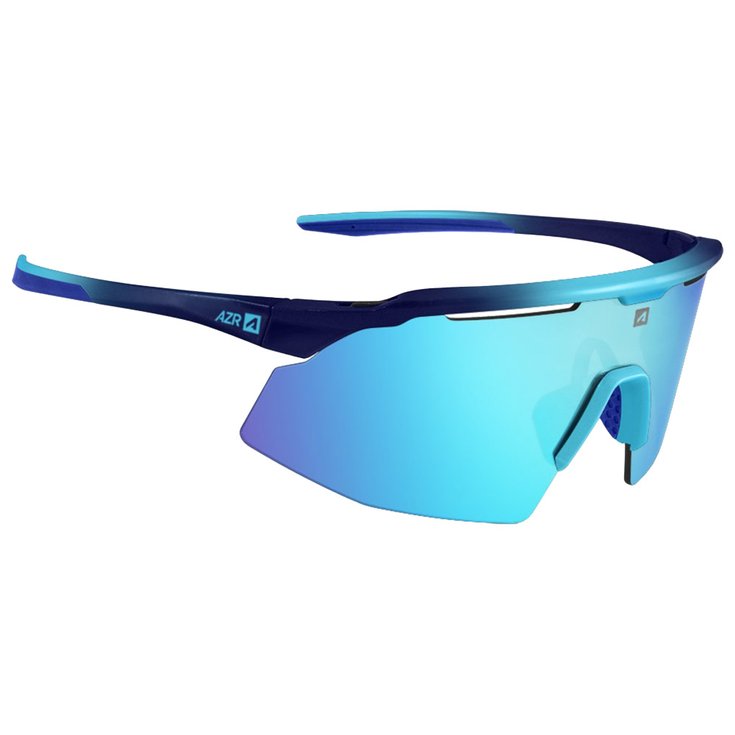 AZR Lunettes de soleil Coffret Iseran Bleue 2 Tons Mate Multicouche Bleu + Incolore Présentation