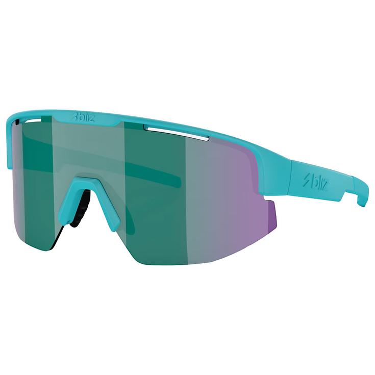 Bliz Lunettes de soleil Matrix Small Matte Turquoise Green Blue Green Multi Présentation
