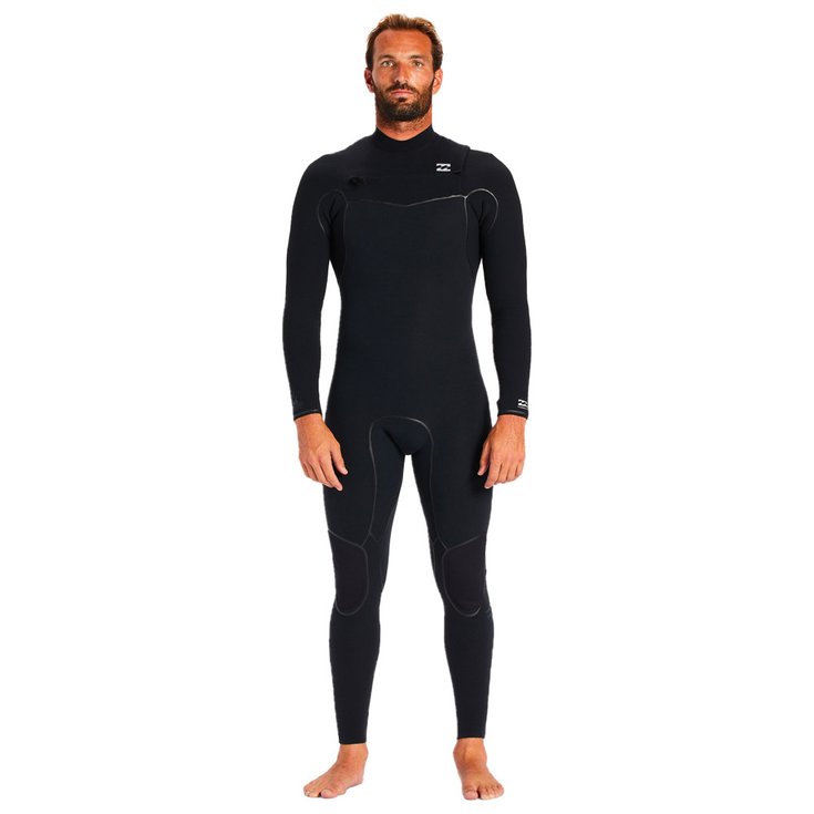 Billabong Combinaison Intégrale Furnace Natural 5/4 Front Zip Black Présentation