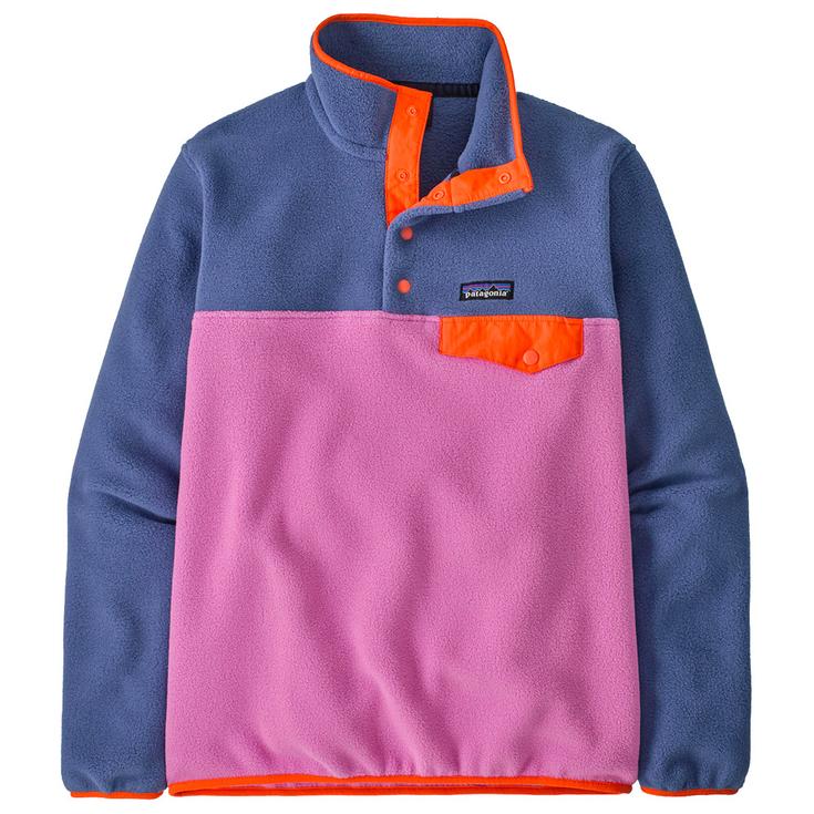 Patagonia Pull Women’s Lightweight Synchilla Snap-T Brisk Purple Présentation