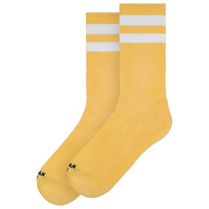 American Socks Chaussettes The Classics Mid High Buttercup Présentation