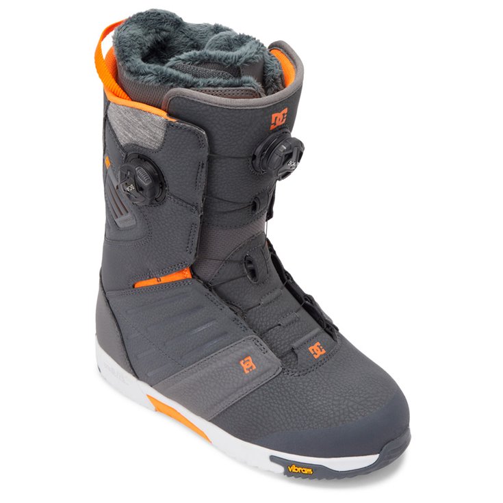 DC Boots Judge Boa Grey Orange Présentation