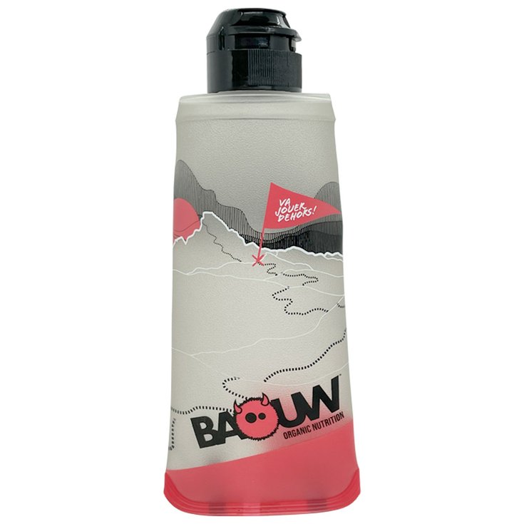 Baouw Fiole Flask Eco-Recharge Purées 200 ml Grise Présentation